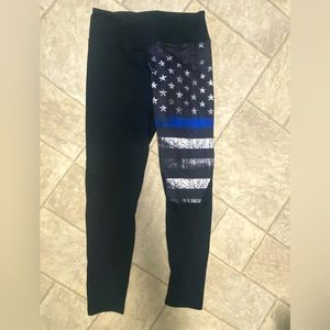 Born primitive blue line size medium leggings - worn several times only.